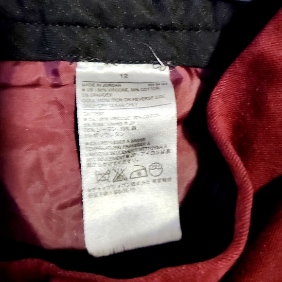 Banana Republic Women's Pants Red Size 12 Jackson Fit Ankle Cotton Blend - Picture 6 of 7